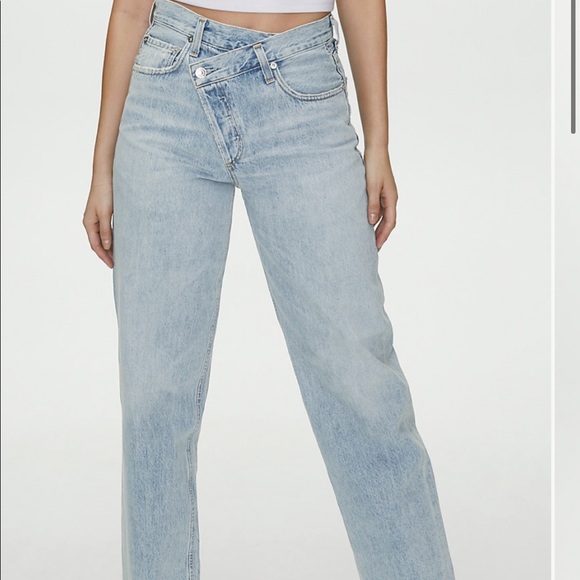 Agolde Criss Cross Jeans - Picture 1 of 3